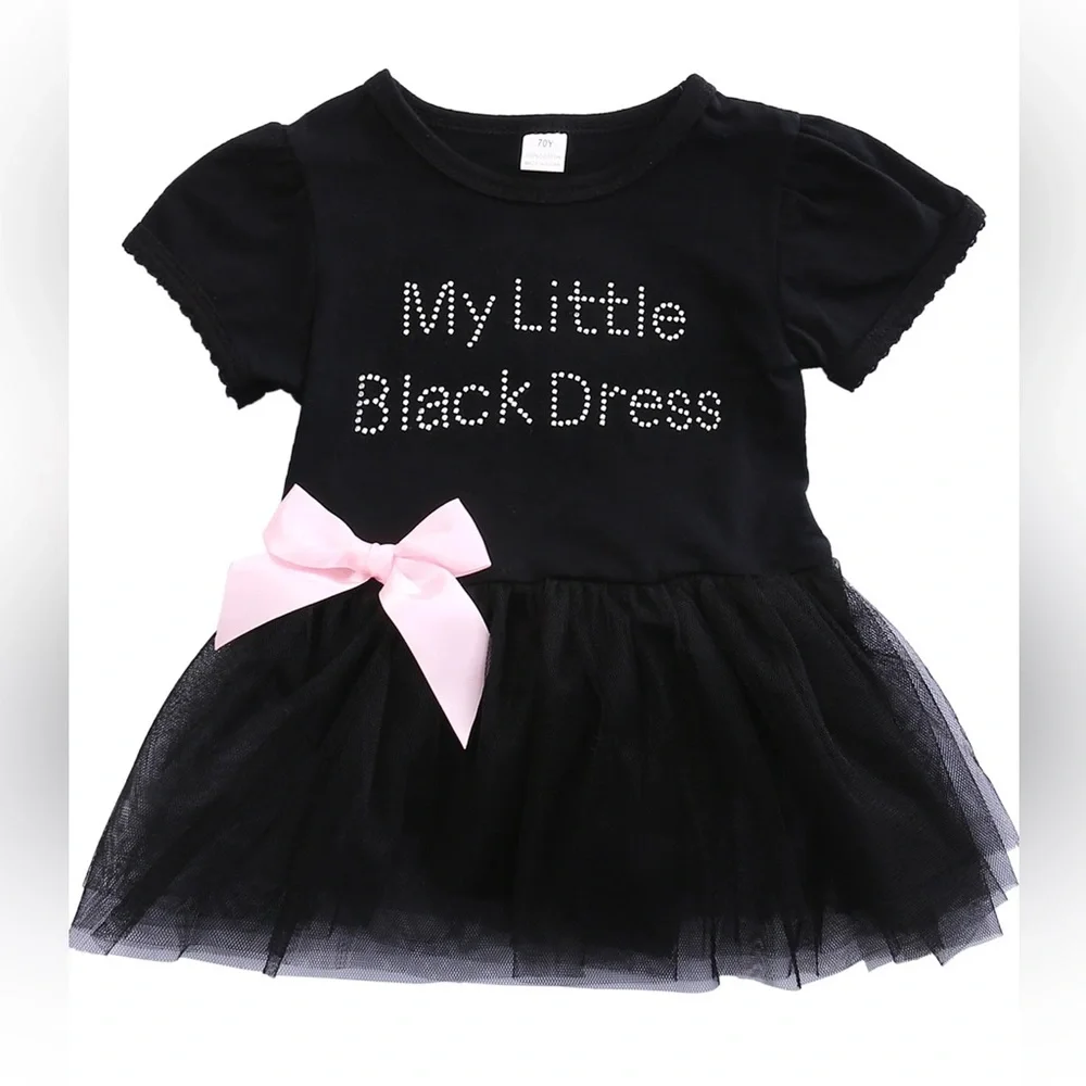 🖤 Children’s Place “My Little Black Dress” Baby Girl‎ Tutu Dress 🖤